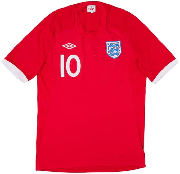 2010-11 England Away Shirt Rooney #10 - 8/10 - (M)