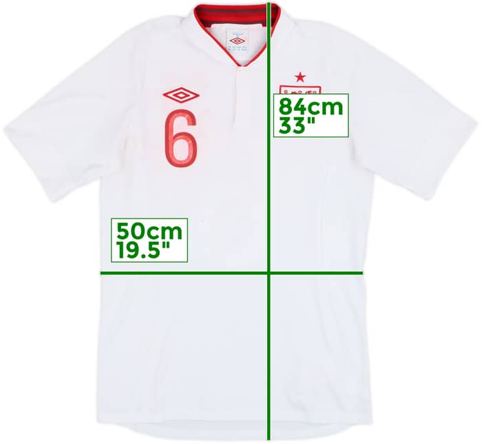 2012-13 England Home Shirt Terry #6 - 4/10 - (M)