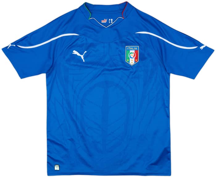 2010-12 Italy Home Shirt - 7/10 - (XL.Boys)