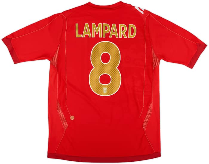 2006-08 England Away Shirt Lampard #8 - 6/10 - (M)