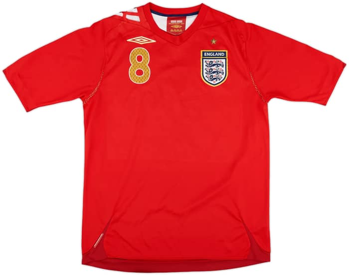 2006-08 England Away Shirt Lampard #8 - 6/10 - (M)