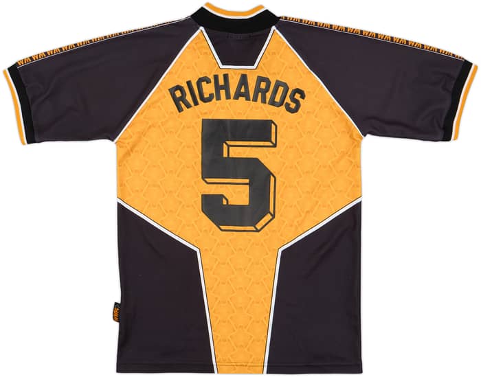 1996-98 Wolves Home Shirt Richards #5 - 8/10 - (S)