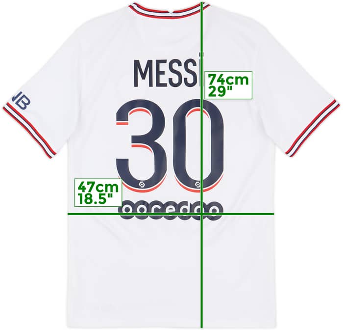 2021-22 Paris Saint-Germain Fourth Shirt Messi #30 - 9/10 - (S)