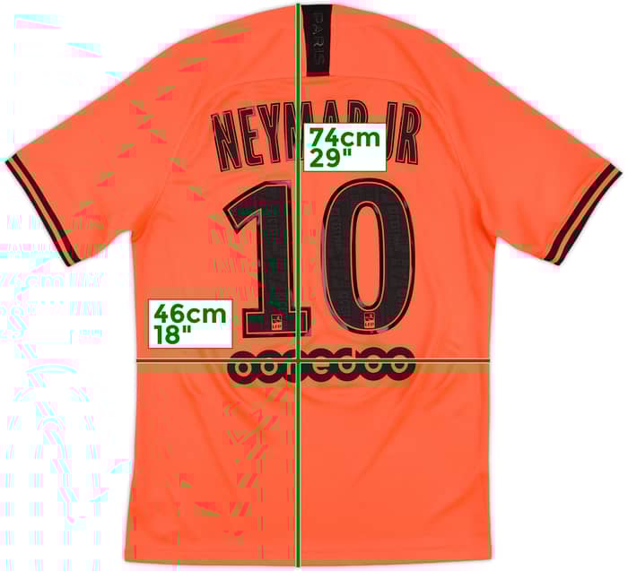 2019-20 Paris Saint-Germain Away Shirt Neymar Jr #10 - 9/10 - (S)