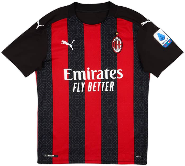 2020-21 AC Milan Home Shirt Ibrahimovic #11 - 8/10 - (S)