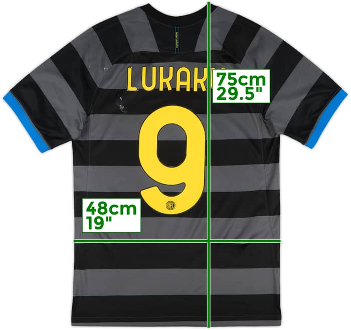 2020-21 Inter Milan Third Shirt Lukaku #9 - 5/10 - (S)