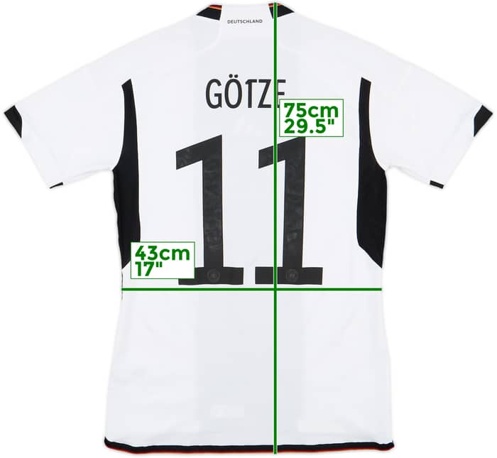 2022-23 Germany Home Shirt Gotze #11 - 6/10 - (S)
