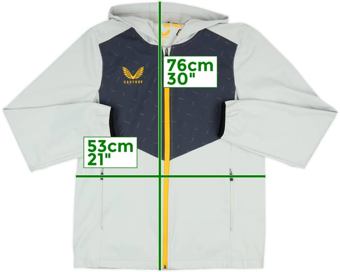 2021-22 Wolves Player Issue Pro Travel Hooded Jacket - 7/10 - (M)