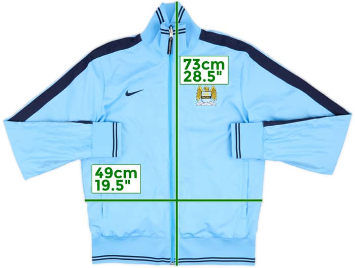 2014-15 Manchester City Nike Reversible Track Jacket - 10/10 - (M)