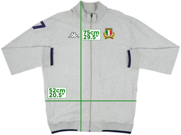 2012-13 Italy Rugby Kappa Track Jacket - 8/10 - (3XL)