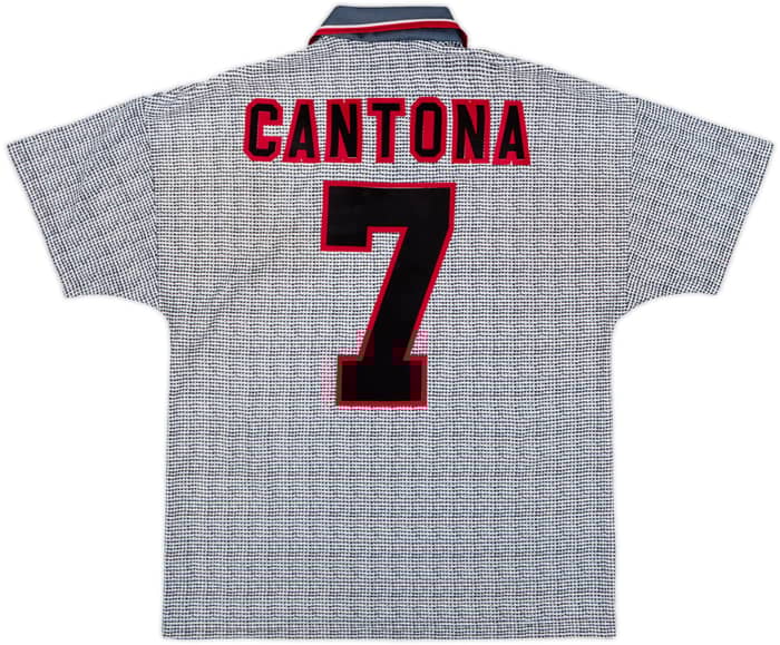 1995-96 Manchester United Away Shirt Cantona #7 - 7/10 - (M)