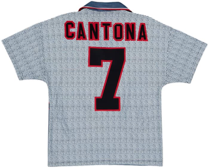1995-96 Manchester United Away Shirt Cantona #7 - 8/10 - (Y)