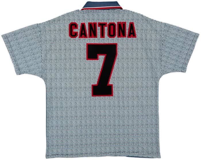 1995-96 Manchester United Away Shirt Cantona #7 - 8/10 - (L)