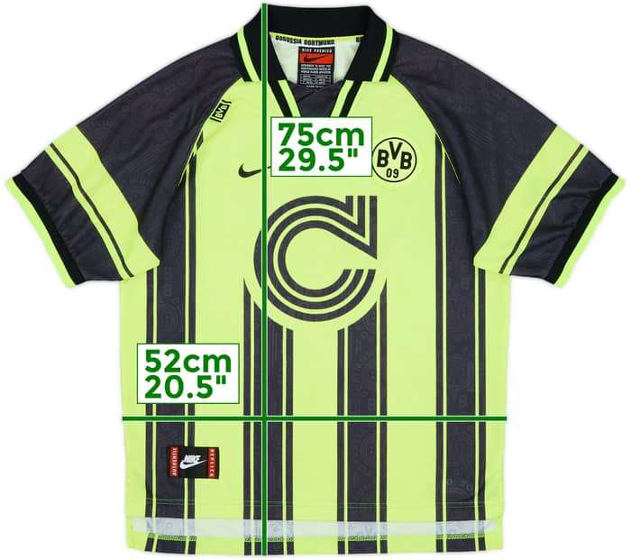 1996-97 Borussia Dortmund European Home Shirt - 8/10 - (M)