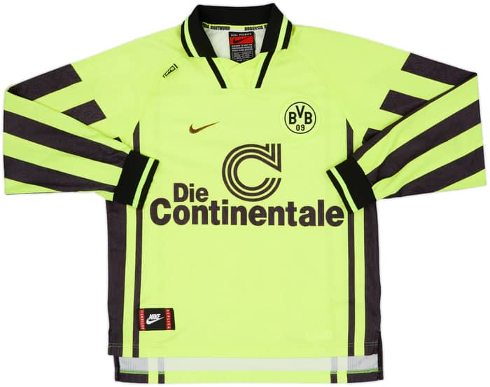1996-97 Borussia Dortmund Home L/S Shirt - 6/10 - (M)