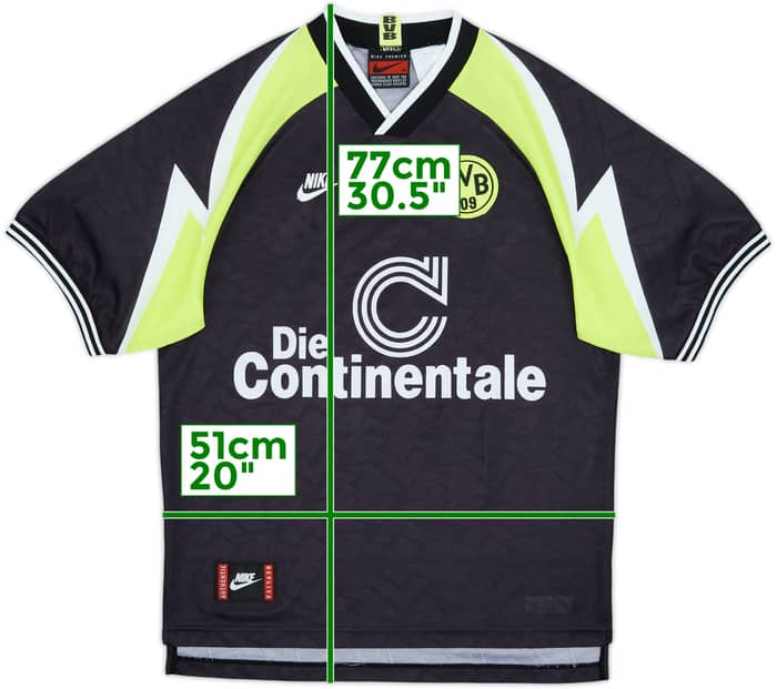 1995-96 Borussia Dortmund Away Shirt - 9/10 - (M)