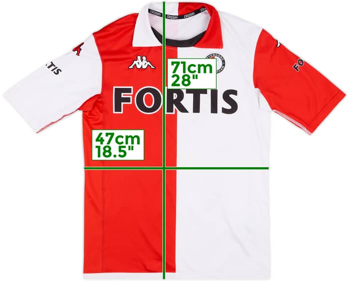 2005-06 Feyenoord Home Shirt - 8/10 - (L)