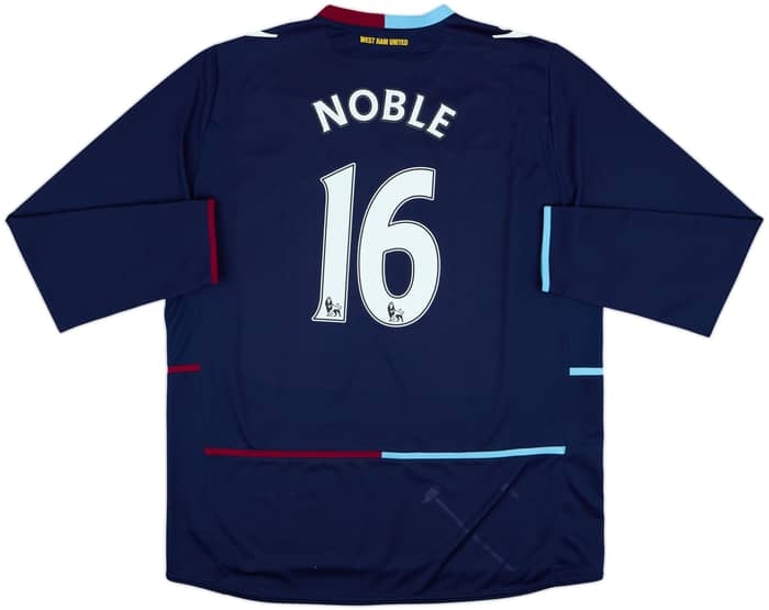 2012-13 West Ham Away L/S Shirt Noble #16 - 8/10 - (XXL)
