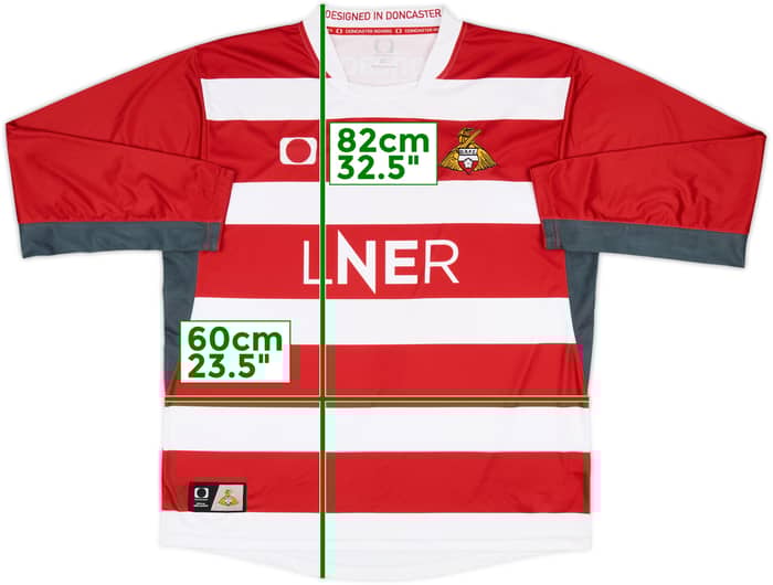 2019-20 Doncaster Rovers Home L/S Shirt - 10/10 - (XXL)