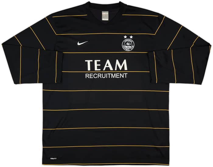 2009-10 Aberdeen Away L/S Shirt - 8/10 - (XXL)