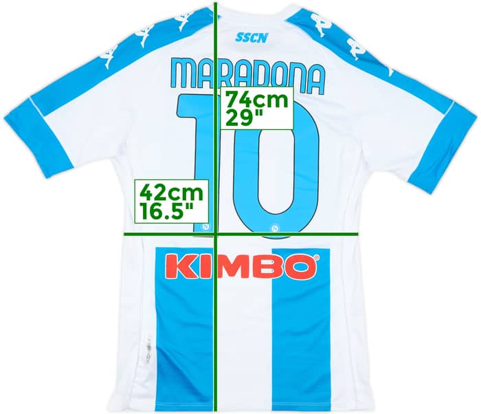 2020-21 Napoli Special Edition Authentic Fourth Shirt Maradona #10 - 8/10 - (L)