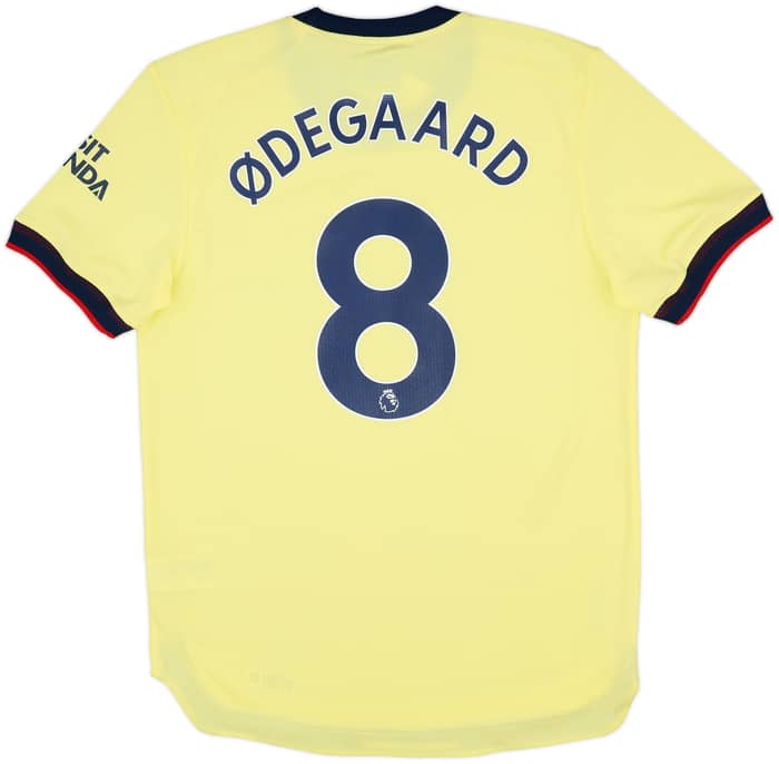 2021-22 Arsenal Authentic Away Shirt Odegaard #8 (M)