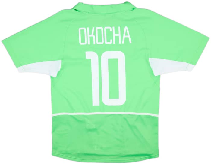 2002-04 Nigeria Home Shirt Okocha #10 - 8/10 - (S)