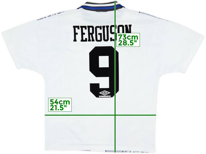 1994-95 Everton Away Shirt Ferguson #9 - 5/10 - (L)