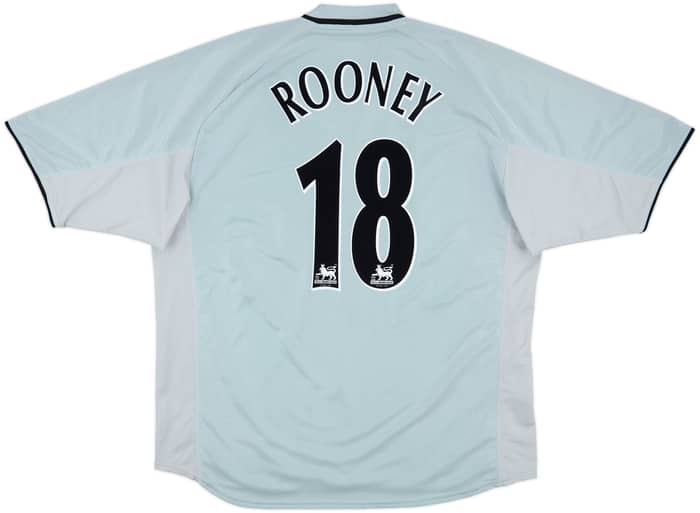 2001-02 Everton Away Shirt Rooney #18 - 8/10 - (XL)