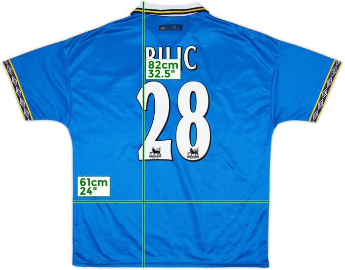 1997-99 Everton Home Shirt Bilic #28 - 10/10 - (XXL)