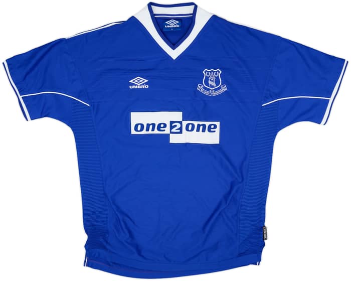 1999-00 Everton Home Shirt Moore #23 - 8/10 - (XL)