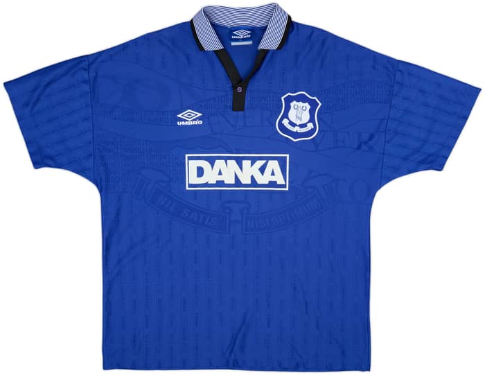 1995-97 Everton Home Shirt Ferguson #9 - 7/10 - (XL)