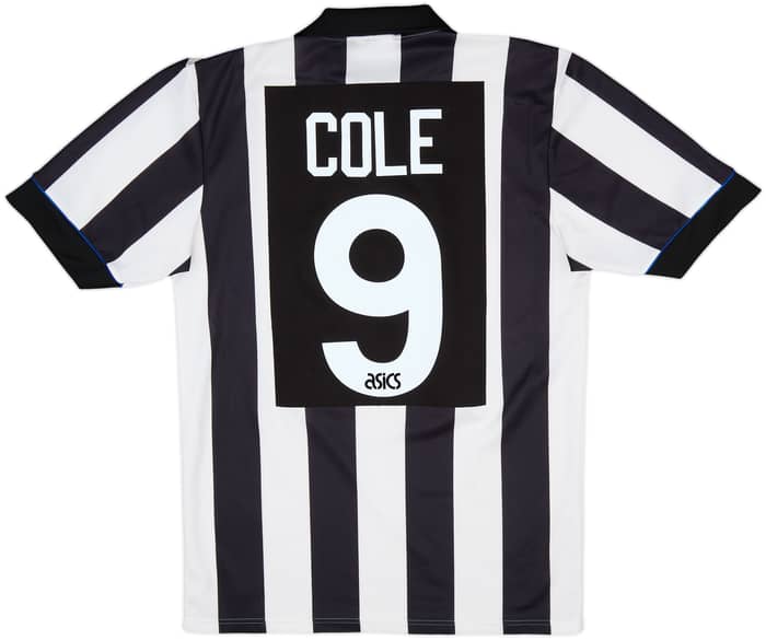 1993-95 Newcastle Home Shirt Cole #9 - 8/10 - (M)