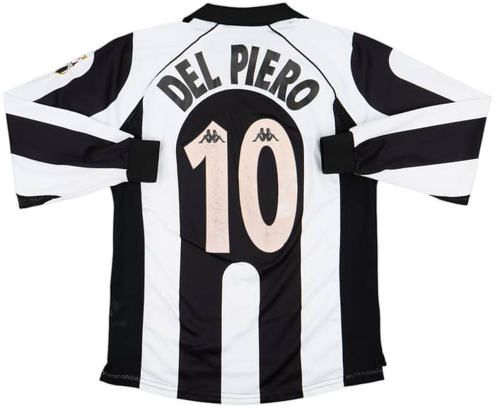 1997-98 Juventus Centenary Home L/S Shirt Del Piero #10 - 6/10 - (M)