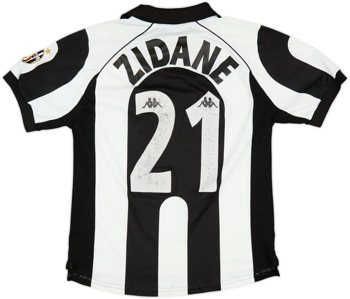 1997-98 Juventus Centenary Home Shirt Zidane #21 - 5/10 - (S)