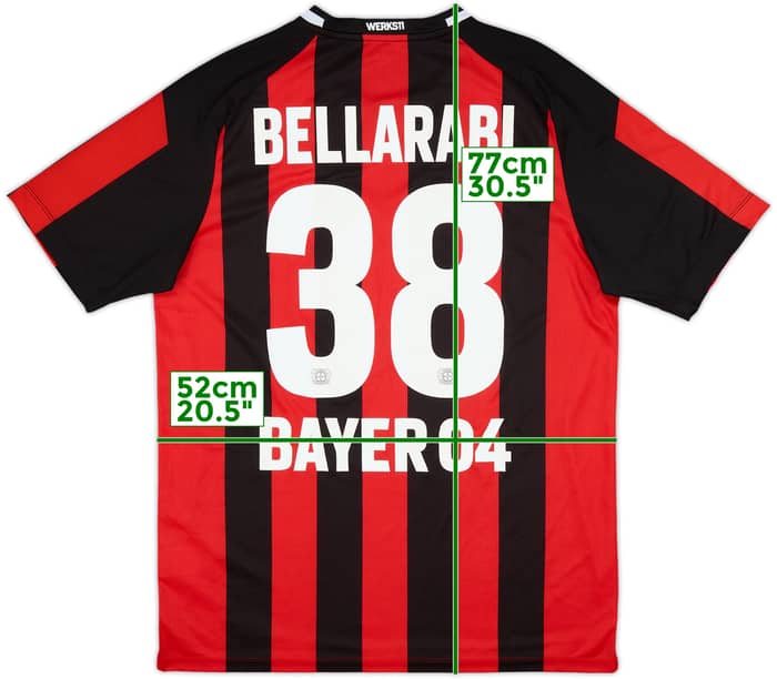 2021-22 Bayer Leverkusen Home Shirt Bellarabi #38 - 8/10 - (L)
