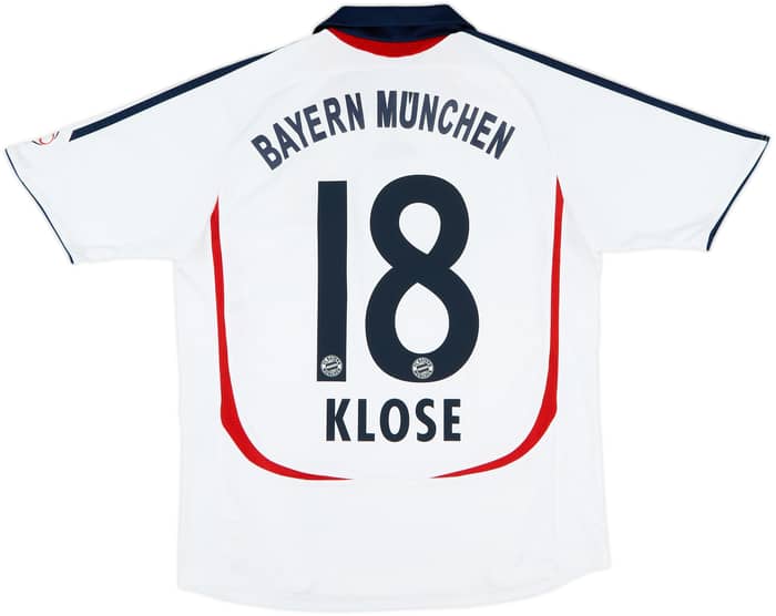 2006-07 Bayern Munich Away Shirt Klose #18 - 7/10 - (XL.Boys)