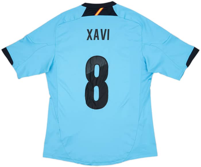 2012-14 Spain Away Shirt Xavi #8 - 10/10 - (M)