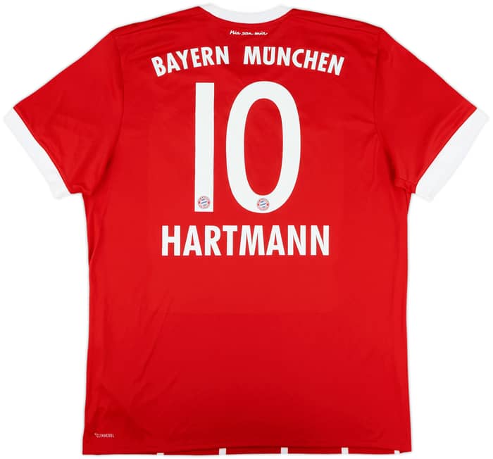 2017-18 Bayern Munich Home Shirt Hartmann #10 (XL)
