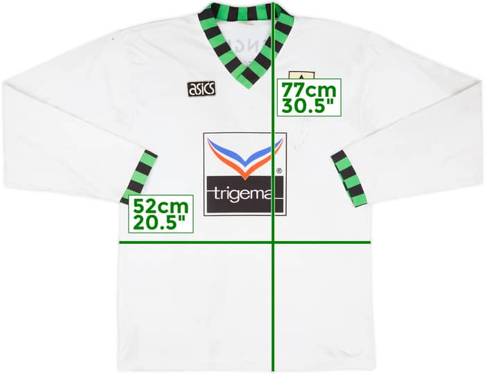 1992-94 Borussia Monchengladbach Signed Home L/S Shirt - 5/10 - (L)