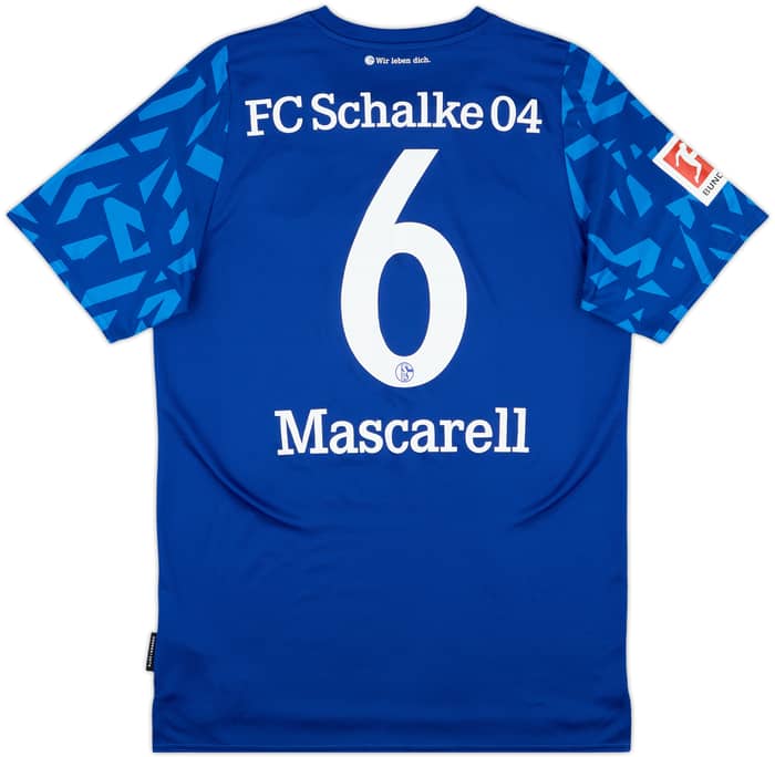 2019-20 Schalke Home Shirt Mascarell #6 - 8/10 - (M)