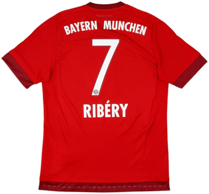 2015-16 Bayern Munich Home Shirt Ribery #7 - 8/10 - (M)