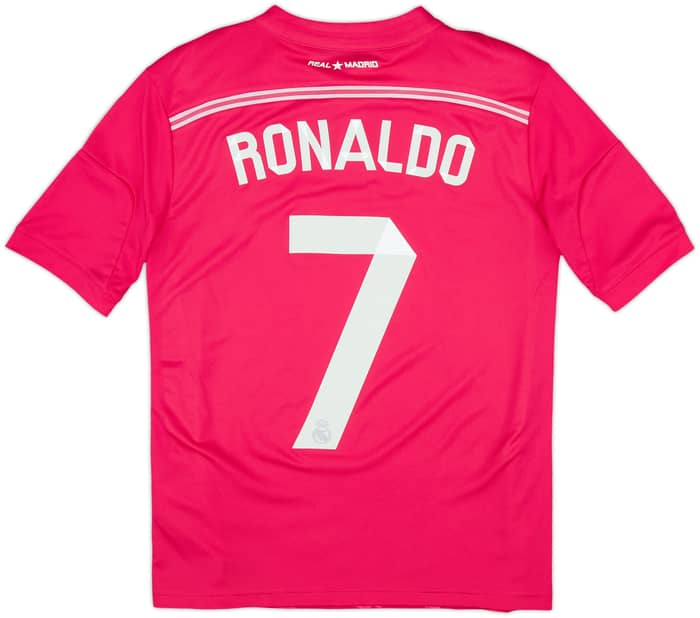 2014-15 Real Madrid Away Shirt Ronaldo #7 - 9/10 - (L.Boys)