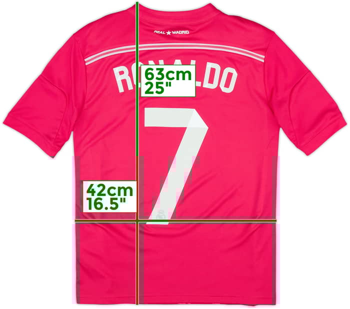2014-15 Real Madrid Away Shirt Ronaldo #7 - 9/10 - (L.Boys)