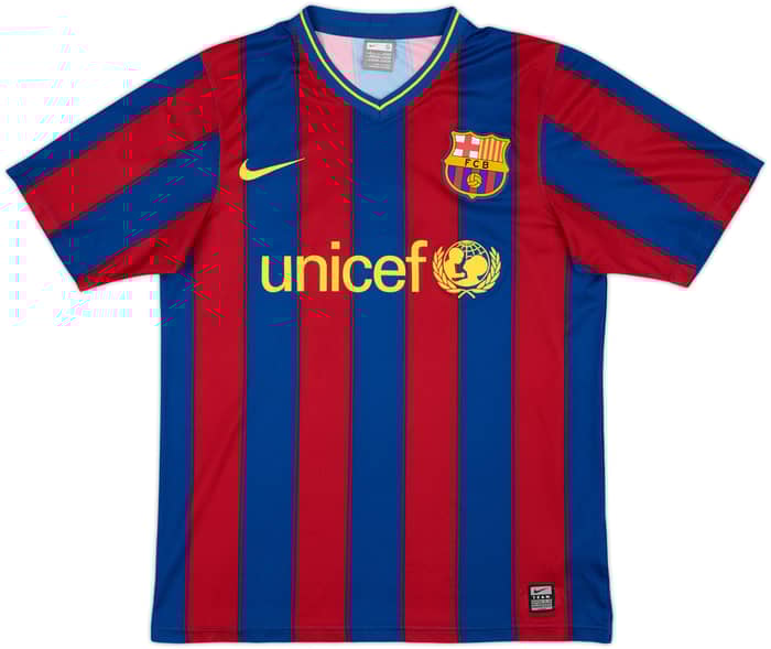 2009-10 Barcelona Basic Home Shirt Ibrahimovic #9 - 7/10 - (S)