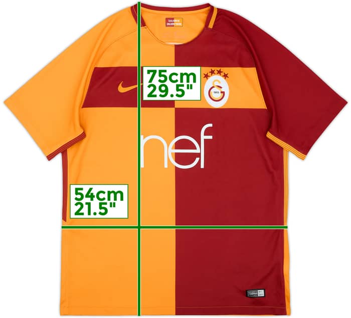 2017-18 Galatasaray Home Shirt - 9/10 - (L)