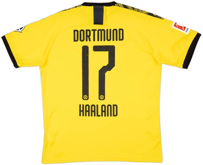 2019-20 Borussia Dortmund Home Shirt Haaland #17 - 7/10 - (L)