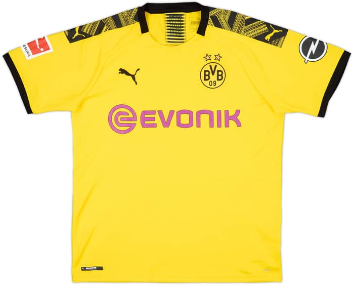 2019-20 Borussia Dortmund Home Shirt Haaland #17 - 7/10 - (L)