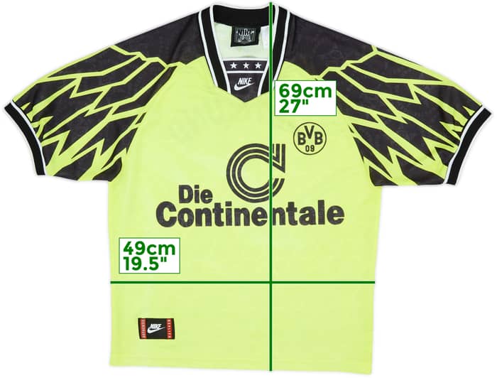 1994-95 Borussia Dortmund Home Shirt - 8/10 - (M)