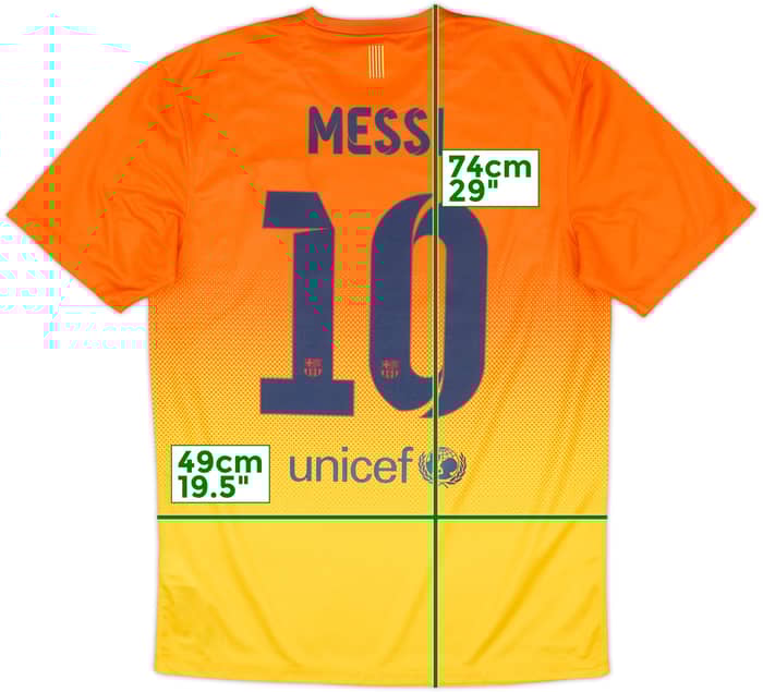 2012-13 Barcelona Basic Away Shirt Messi #10 - 10/10 - (M)
